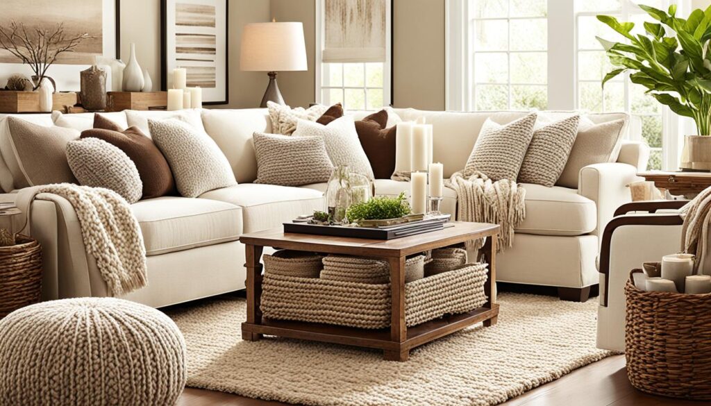monochromatic living room