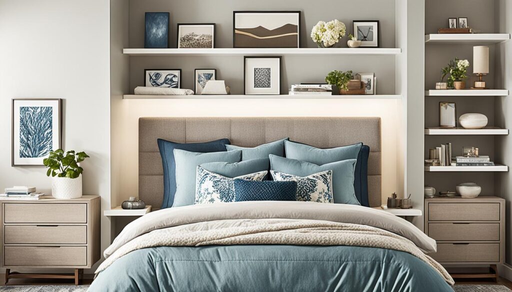Couple's bedroom inspiration with maximized storage